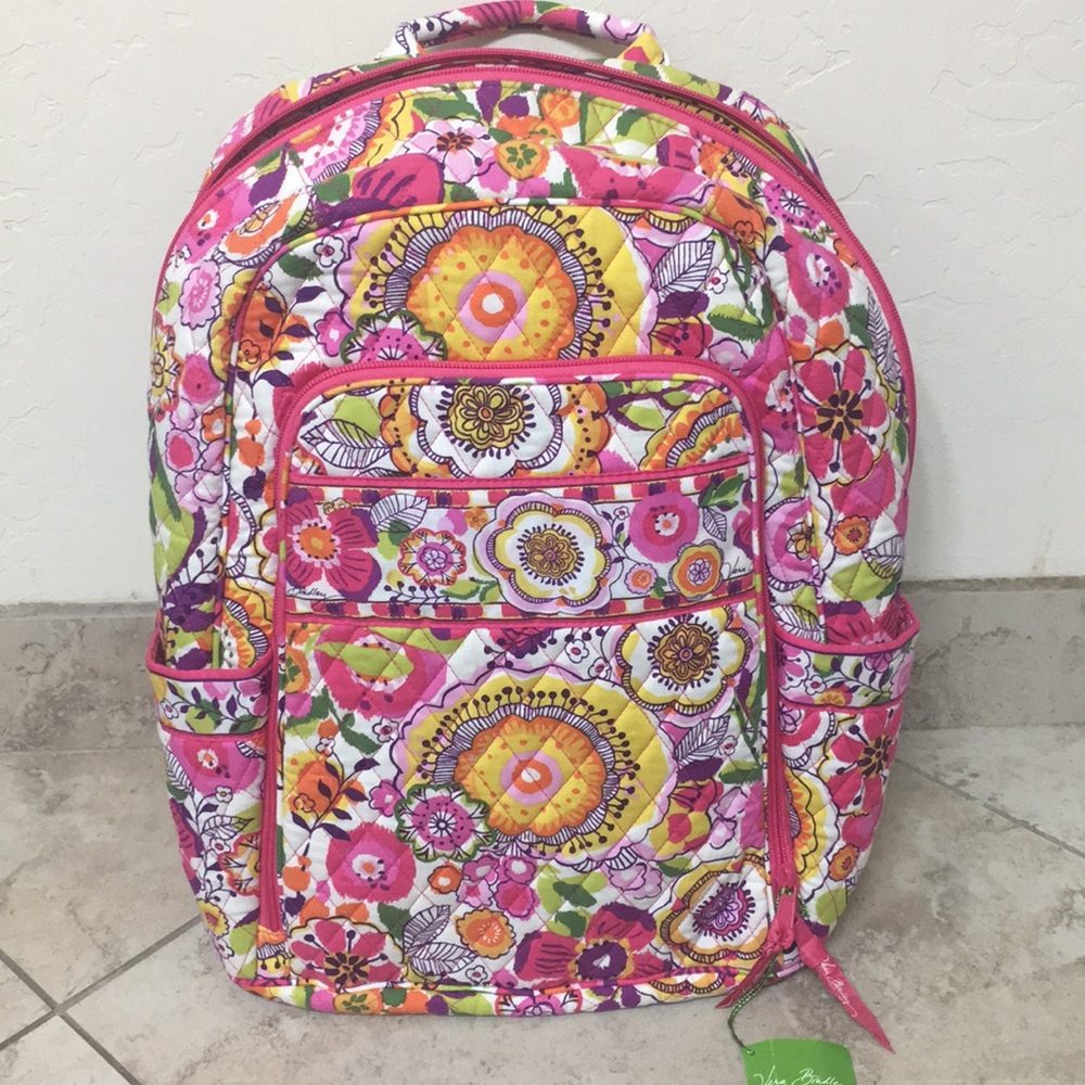 NWT Vera Bradley Laptop Backpack!
